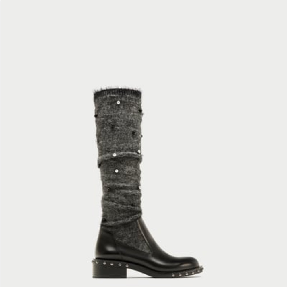Zara sock 👢 boots